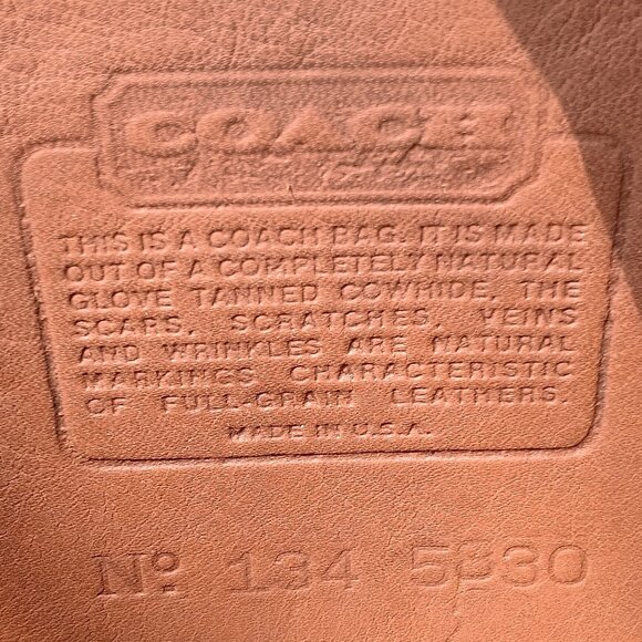 Vintage Coach 9635 Convertible Clutch/ leather bag - Picture 16 of 16